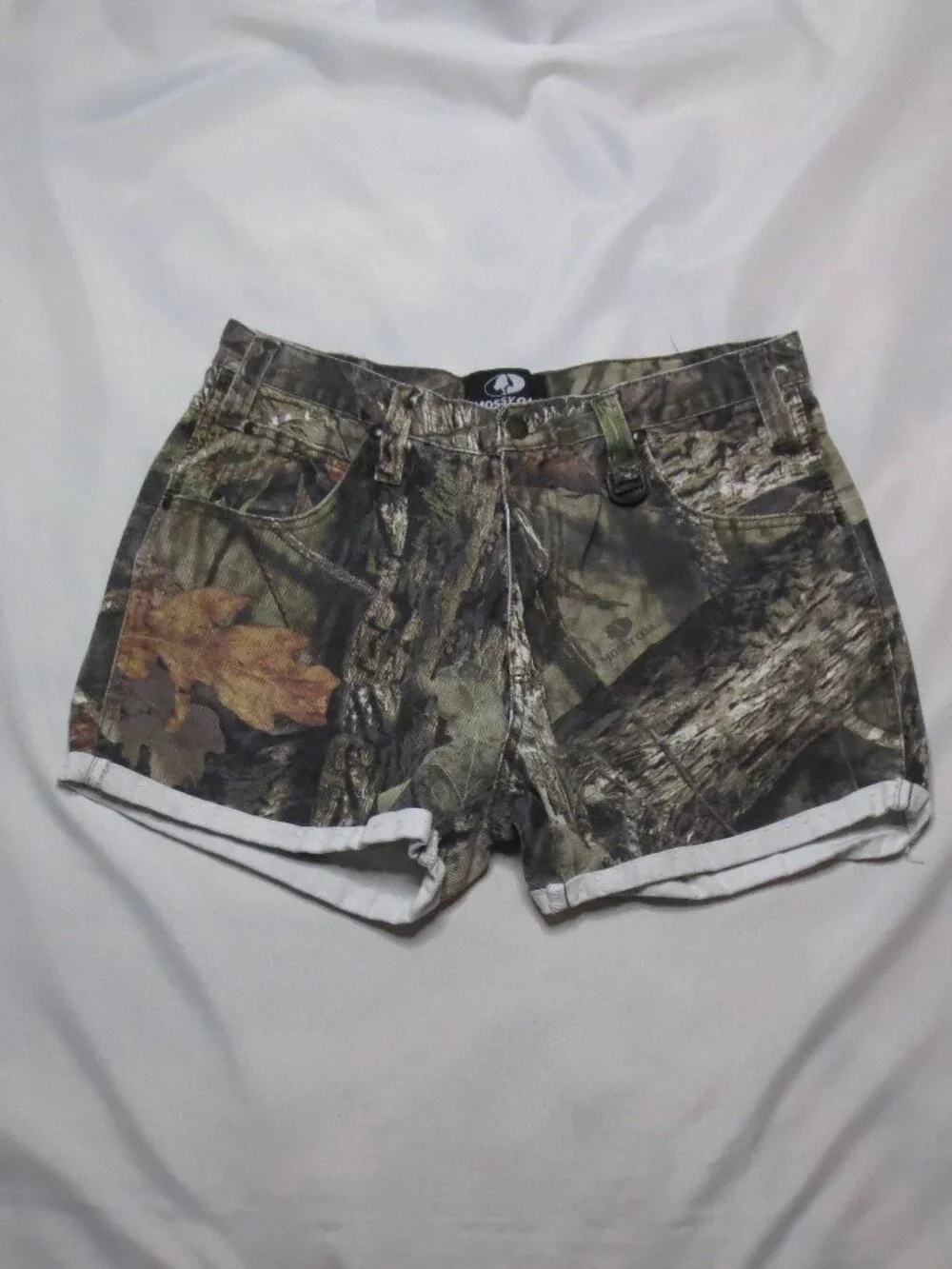 MOSSY OAK mens SHORT green SKULL brown CAMO SIZE 34